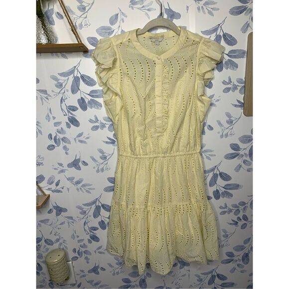 Joie Krystina B Cotton Eyelet Dress Size S - Picture 5 of 12